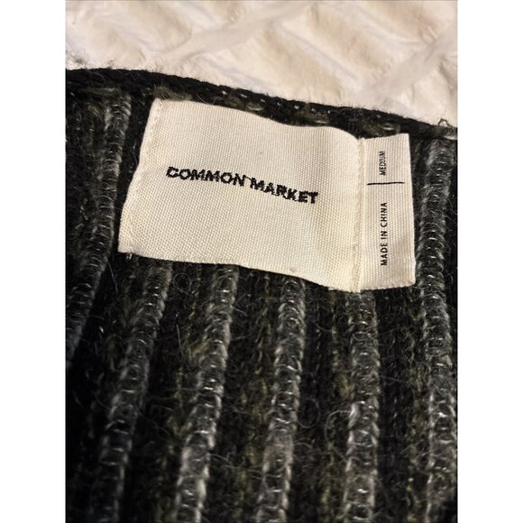 Common Market The Henrik Vest Mohair Green Black White Medium - Picture 6 of 7